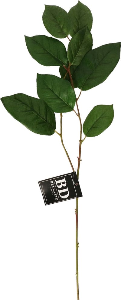 Bellatio Design Kunstbloem bladgroen tak Salal/Appeltjesblad - 77 cm - boeket opvulling - groen