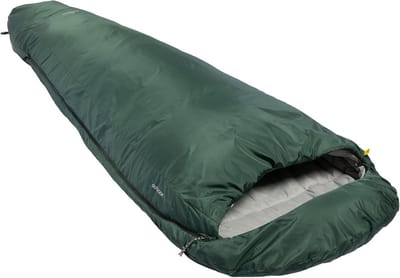 Mummie Slaapzak - Kampeerzak Outdoor - Kamperen en Hiken - 3D Helix Thermo Vulling - Tot 200cm - Donkergroen