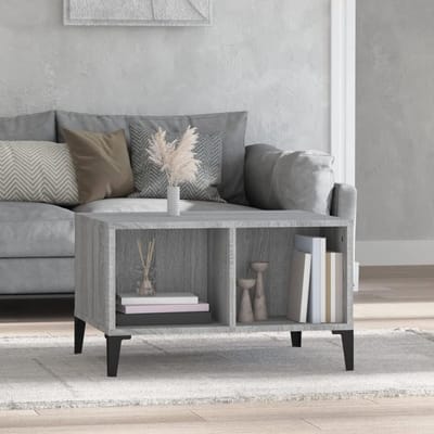 Salontafel - Bijzettafel bijzettafel - Woonkamer decoratie - Industriële charme - 60x50x365 cm - Grijs Sonoma