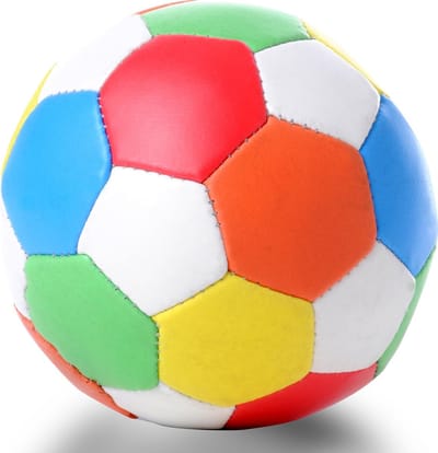 Zachte Softbal 10 cm – Meerkleurig – 32 Panels – Foam Speelbal – Recreatieve Bal – Sport- en Spelbal – Kindvriendelijk Speelgoed – Engelhart