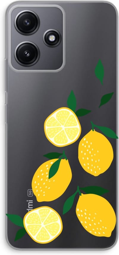 Case Company® - Hoesje geschikt voor Xiaomi Redmi 12 hoesje - You're my lemon - Soft Cover Telefoonhoesje - Bescherming aan alle Kanten en Schermrand