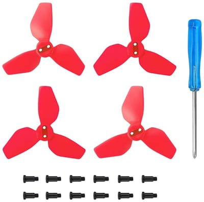 Dailygoody - Rode Propeller - Vervangende Onderdelen - Lichtgewicht en duurzaam - 2 Paar propellers - Stabiliteit en efficiëntie - Geschikt voor Neo D..