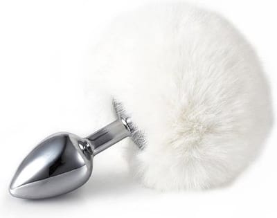 Go Go Gadget - Bunny Tail - ButtPlug - Fluffy Konijnenstaart - Sex Speeltjes - Wit
