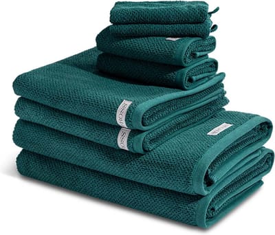 Ross Sonstiges 2 X washandjes 2 X gasten- 2 X douche- 2 X handdoek - in set Selection - Organic Cotton