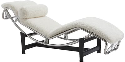 Napels Chaise Longue Bank - Wit