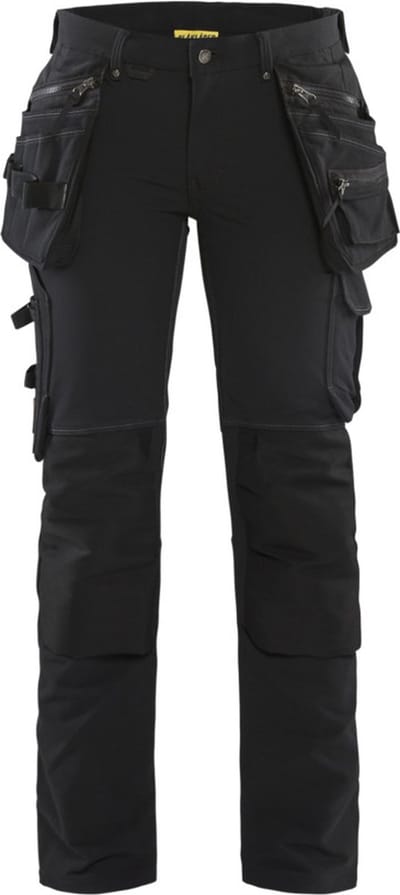 Blaklader Dames 4-weg stretch werkbroek 7198-1644 - Zwart - D23