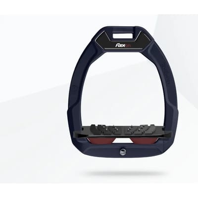 Veiligheidsspenen voor paardrijden Schuin Ultra Grip Aluminium/Zwart/Bordeaux Flex-On Safe-On
