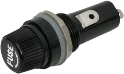 10x Zekeringhouder voor 6,4×30 mm Glaszekering – 10A 250V AC – Auto Audio & Elektronica Toepassing - 10 Stuks [05285]