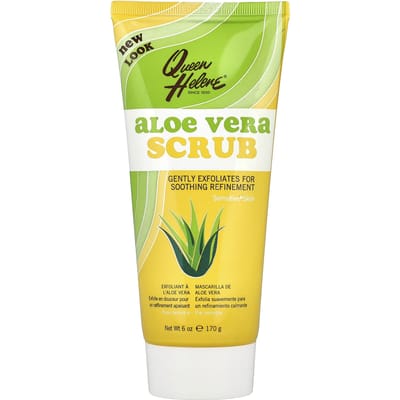 Queen Helene, Aloë Vera Scrub, Gevoelige Huid, 170g (170 gram) yellow