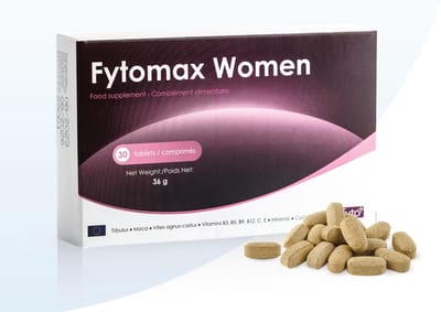 Fytomax Women – Vruchtbaarheid & Hormonaal Evenwicht | Tribulus, Vitex, Maca, Zink, Selenium, CoQ10 | 30 Tabletten | Clean Label | Glutenvrij | GMP / ISO Kwaliteit | FYTO