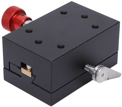 40 mm X-as Verplaatsingsplatform met Handmatige Tandwielen, Dovetail Sleuf, Aluminium Constructie, Precisie en Compact Ontwerp voor Laboratoriumgebruik