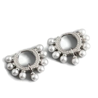 Aramat Jewels | Oorringen | Zilveren Parel oorringetjes | | | |4mm | Zilver | Kinderen, Volwassenen | Verkleurd niet