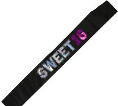 Sweet 16 Sjerp – Verjaardag Lint voor 16e Verjaardag – Birthday Girl Prinsessenlint – Glow Up Party Accessoire