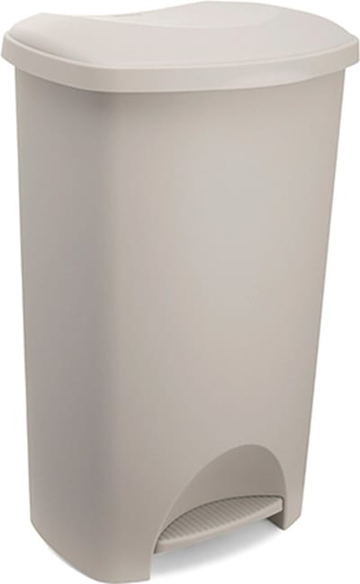 Pedaalemmer - Prullenbak - Afvalbak - 50 liter - Taupe