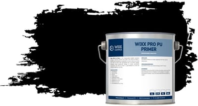 Wixx PRO PU Primer - 5L - RAL 9005 | Gitzwart