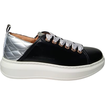 Damesschoenen Alexander Smith Wembley Vrouw- Zwarte Matt Zilver