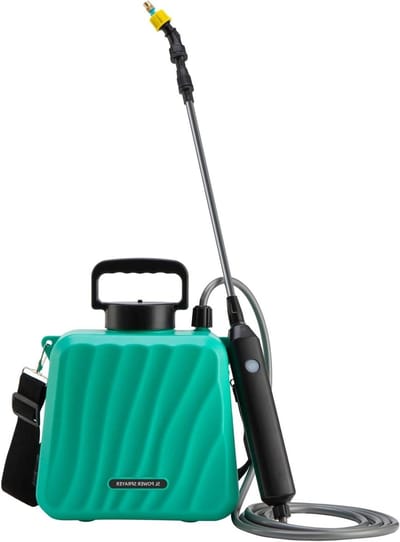 Elektrische Tuinsproeier - Batterij Sproeier - Planten Water Geven - 3 Mist Mondstukken - 5 Liter Tank - Blauw