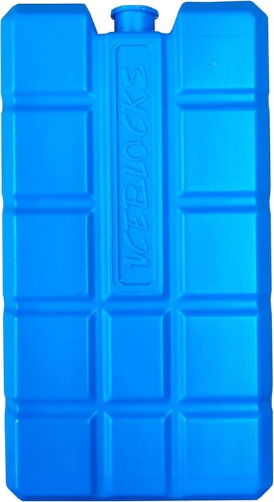 Thijox - Blauwe Koelelementen voor Koelbox - 1 Stuk 200 Gram - Compact 8 x 15 x 2 cm - Ideaal voor Camping, Feest, Tuin en Keuken