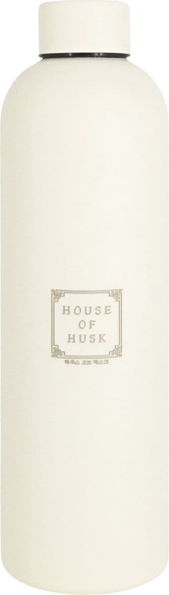 House of Husk Thermosfles Drinkfles - 750ml - Waterfles - Roestvrij Staal - Thermosbeker - Dubbele Isolatie - Draaidop - Mat Wit