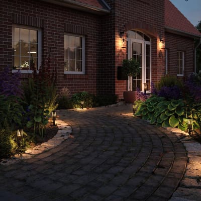 Paulmann Minipoller Classic 94323 Verlichtingssysteem Plug&Shine Staande LED-tuinlamp LED 2 W Warmwit Antraciet