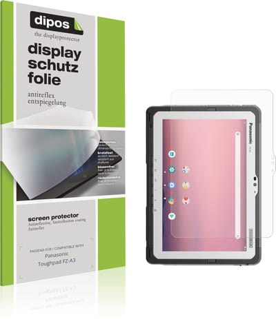 dipos – 2x Matte Beschermfolie geschikt voor Panasonic Toughpad FZ-A3 | Krasbestendige & antireflecterende Screenprotector Ultra-Thin