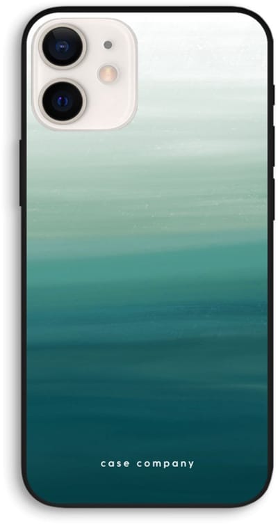 Case Company® - Hoesje geschikt voor iPhone 12 hoesje - Ocean - Biologisch Afbreekbaar Telefoonhoesje - Bescherming alle Kanten en Schermrand