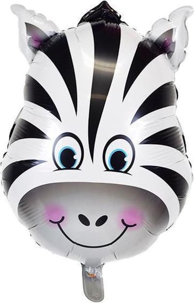 Folie helium ballon Zebra 92cm
