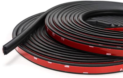 Autodeurafdichting - 10M zelfklevende rubberen profieldichtheidband, B-vormige auto deurdichtheidband voor auto deurrandbescherming (30mm)