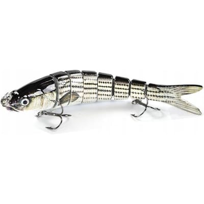 8-delige Wobbler Zilver 14cm - Ideaal voor Snoek & Baars