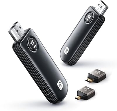 Draadloze HDMI-transmitter en ontvanger - 5G, 1080P, 50m bereik voor streaming video en audio