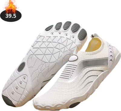 Nivard Waterschoenen Voor Kinderen & Volwassenen - Aqua Shoes - Aquaschoenen - Afzwemschoenen - Zwemles Schoenen - Wit - 39.5