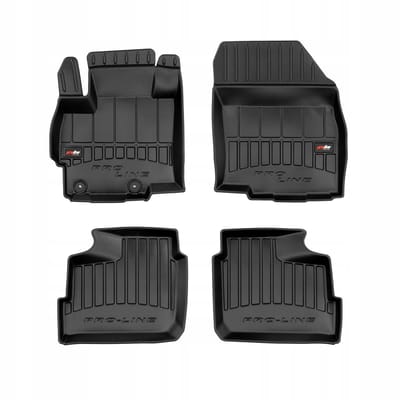 FROGUM PROLINE 3D Set - Rubberen Automatten + Kofferbakmat - Geschikt voor MITSUBISHI Space Star (vanaf 2012) - Hoge laadvloer - Zwart