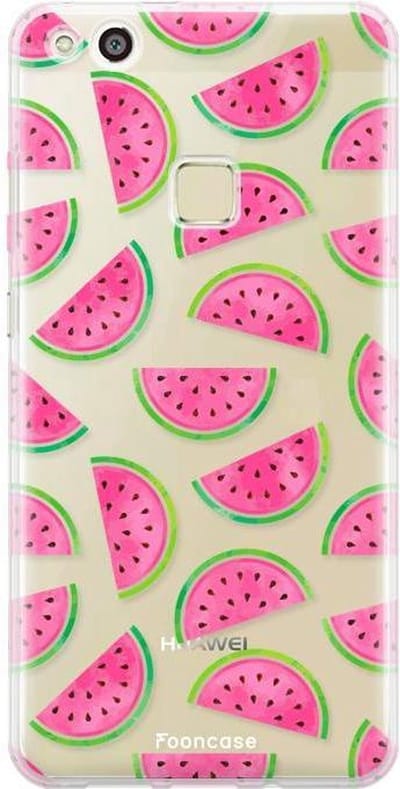 Fooncase Hoesje Geschikt voor Huawei P10 Lite - Shockproof Case - Back Cover / Soft Case - Watermeloen