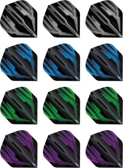 Extra Dikke Standaard Dartflights Set - 12 Stuks