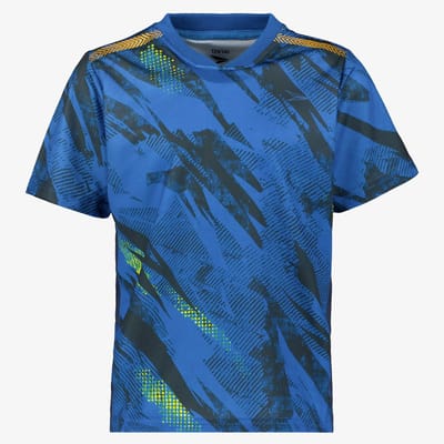 Dutchy Dry jongens voetbal T-shirt blauw - Maat 116