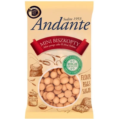 Andante Mini Biscuits 120 G