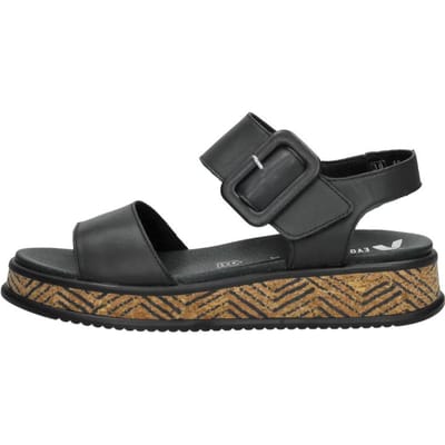 Rieker Sandalen zwart Synthetisch - Dames - Maat 41
