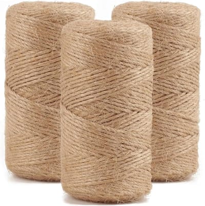 Tuintouw Jute Touw - Hennep Touw - Bloemen Decoratie - Duurzaam Materiaal - 50 Meter - Natuurlijk
