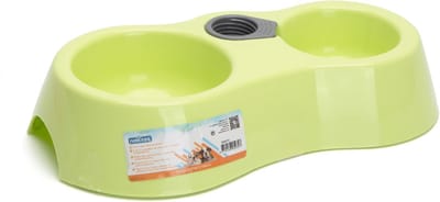 Nobleza Waterbak voor hond en kat met reservoir - Inhoud 100 ml - Drinkbak hond - Drinkbak kat - Waterbak kat - Groen