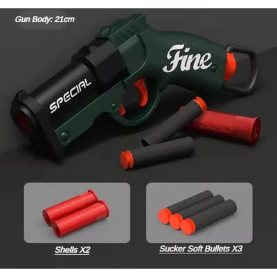 Mini S686 Schelp Werpende Zachte Kogel Afschiet Speelgoedpistool Voor Kinderen Airsoft Schuimkogel Blaster Buiten CS Wapen Pistool