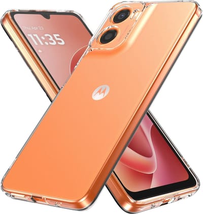 Transparant Dun TPU Hoesje Geschikt voor Motorola Moto G06 | Back Cover | Lichtgewicht | Ultra Dun | Flexibel | Zacht | Doorzichtig