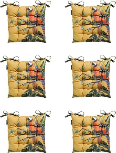 Madison - Zitkussen - Universeel - 6 st - 46x46cm - Riff Yellow - Geel