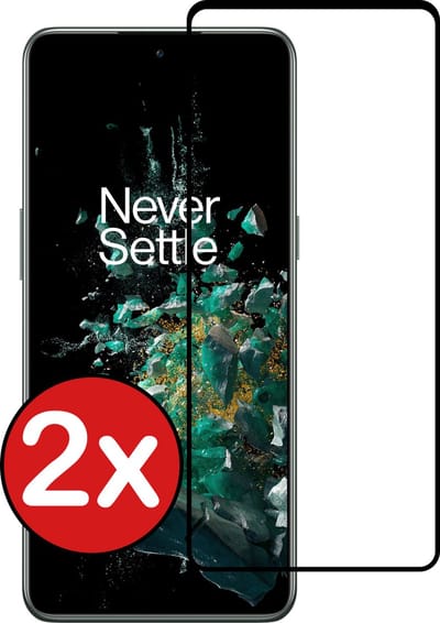 Screenprotector - 2 Stuks - Geschikt voor OnePlus 10T - Full Cover - Beschermglas - Gehard Glas - Tempered Glass - Screen Protector
