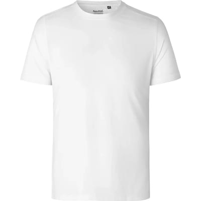Herensportshirt 'Performance' met korte mouwen White - S