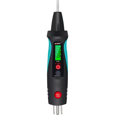 2in1 Socket Circuit Analyzer Intelligente spanningstester 12-300ACV Socket Tester 1.5V9V batterij