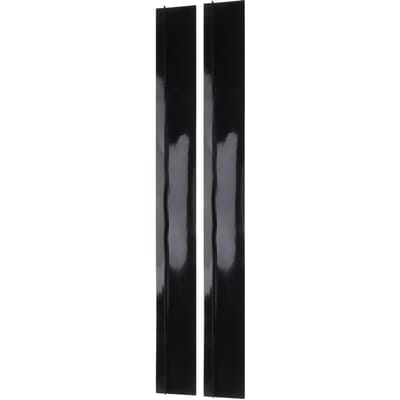 2 pièces Bande de remplissage d'espace large de cuisine Bande d'étanchéité anti-huile Couvre-fentes de cuisinière en silicone en forme de T pour plan de cuisson de cuisine 21in