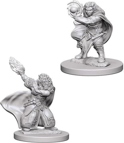 D&D Miniatures Dwarf Female Wizard