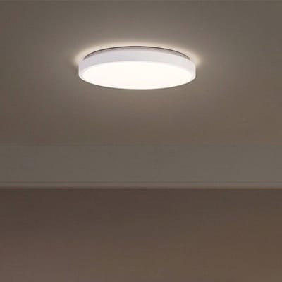 OSRAM ORBIS LONDON LED plafondlamp 400mm, wit, 24W, 2700lm, warm witte lichtkleur, zeer homogene lichtverdeling, long life, niet-vervangbare LED module, rond, IP20, 3000K.