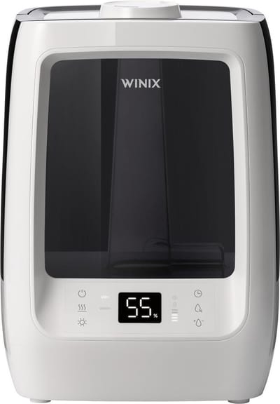 Winix Luchtbevochtiger L500 - 3 in 1 Ultrasone luchtbevochtiger met uv-technologie – Geruisloos - Grote Watertank 7,5 liter – Aromatherapie - Automatische functie met Hygrometer - Aroma diffuser - Humidifier - Luchtbevochtigers - Timer en Nachtstand