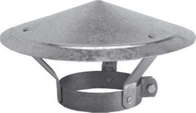 Burgerhout Gegalvaniseerde regenkap 200mm